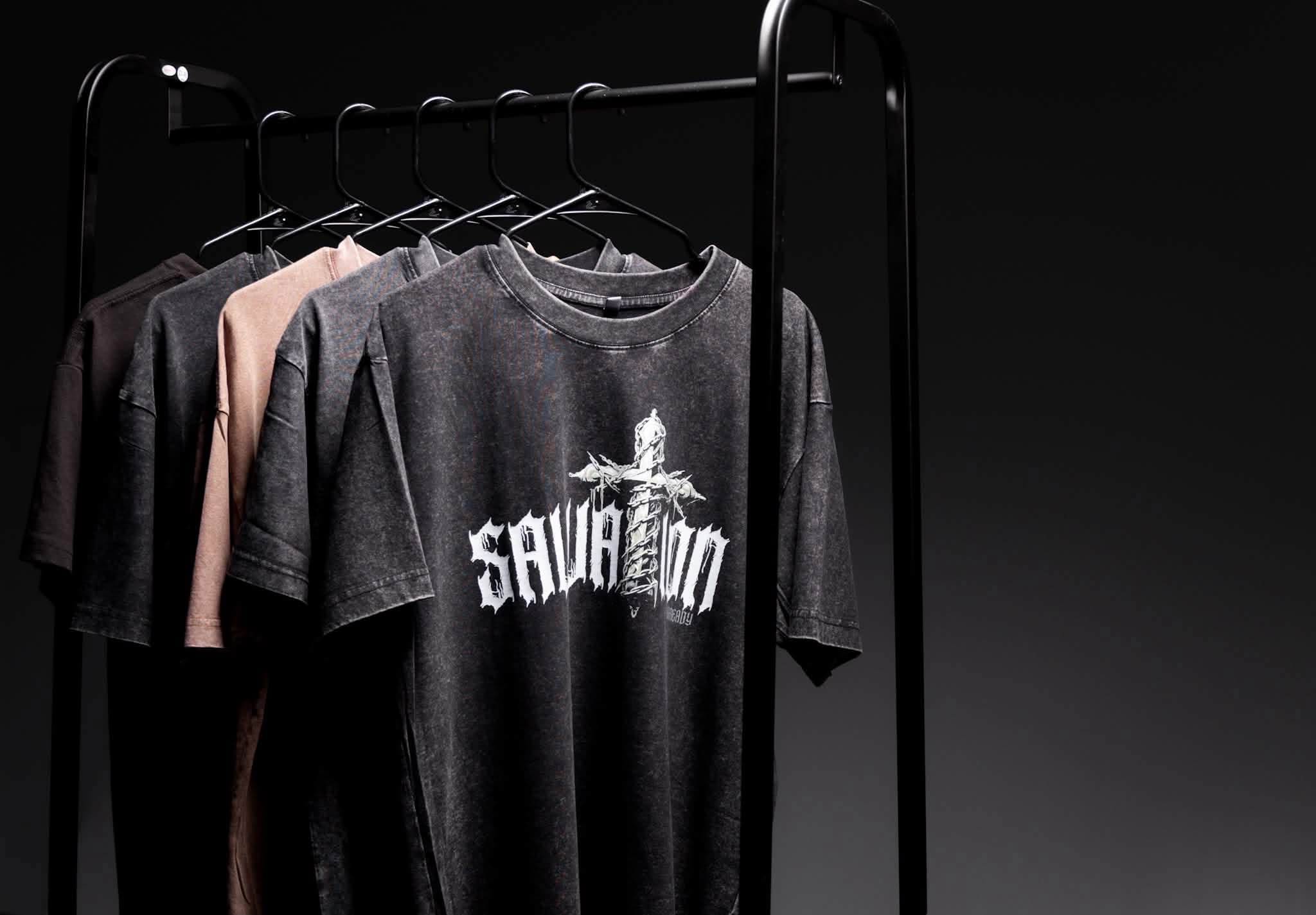 Black Salvation graphic tee