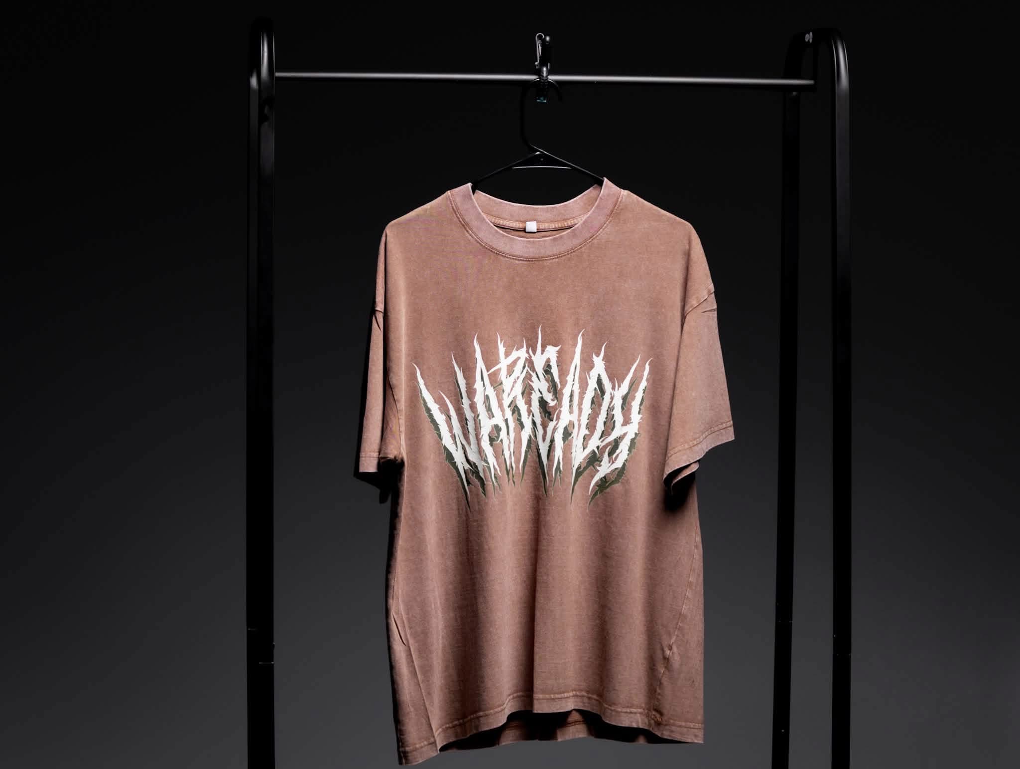 Taupe WAREADY logo tee